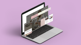 isometric website screens mockup 1
