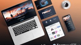 Presentazione del sito web Premio Cambiamenti, edizione Visione 2024, su laptop e smartphone, con le pagine imprese finaliste e vincitori.